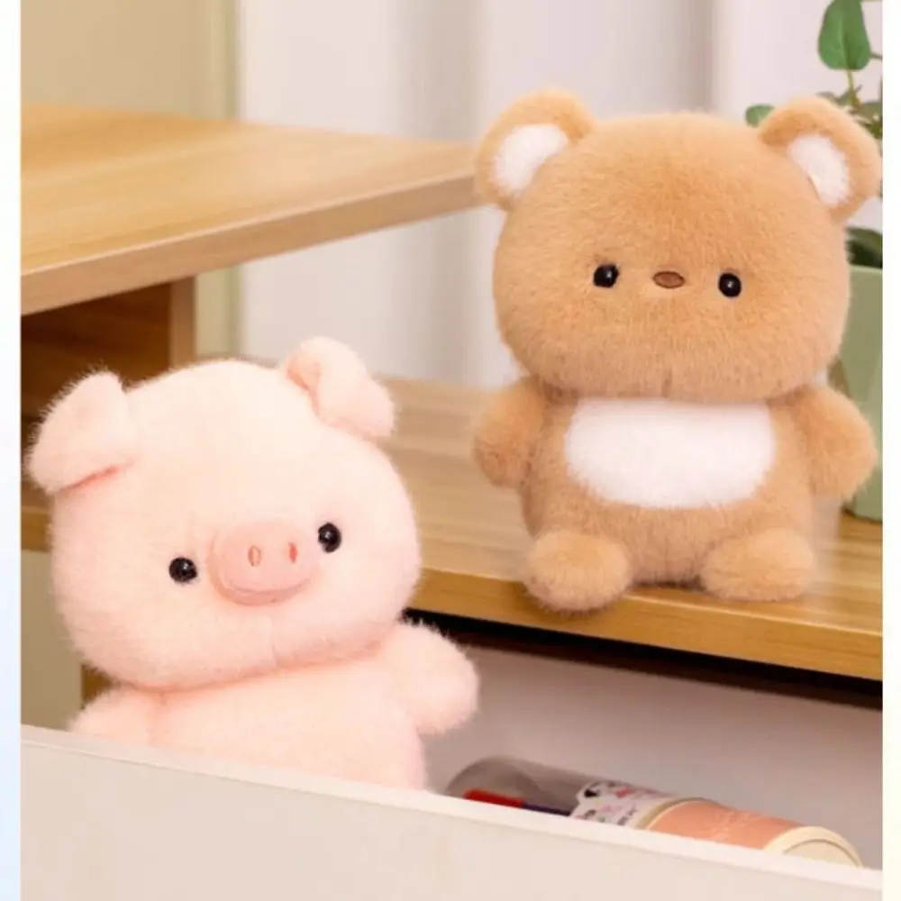 Cute Plush Companion Doll Anime Elephant Rabbit Bear Panda Cartoon Desk Companion Doll 16cm Soft Plush Toy Sleeping Gift - Image 3