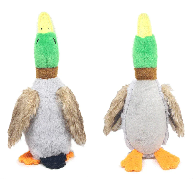 Cute Plush Duck Dog Squeaky Toy – Interactive Chew for Small & Medium Dogs - Image 5
