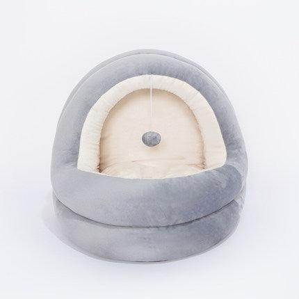 Cute Plush Warm Pet Nest Bed - Image 5