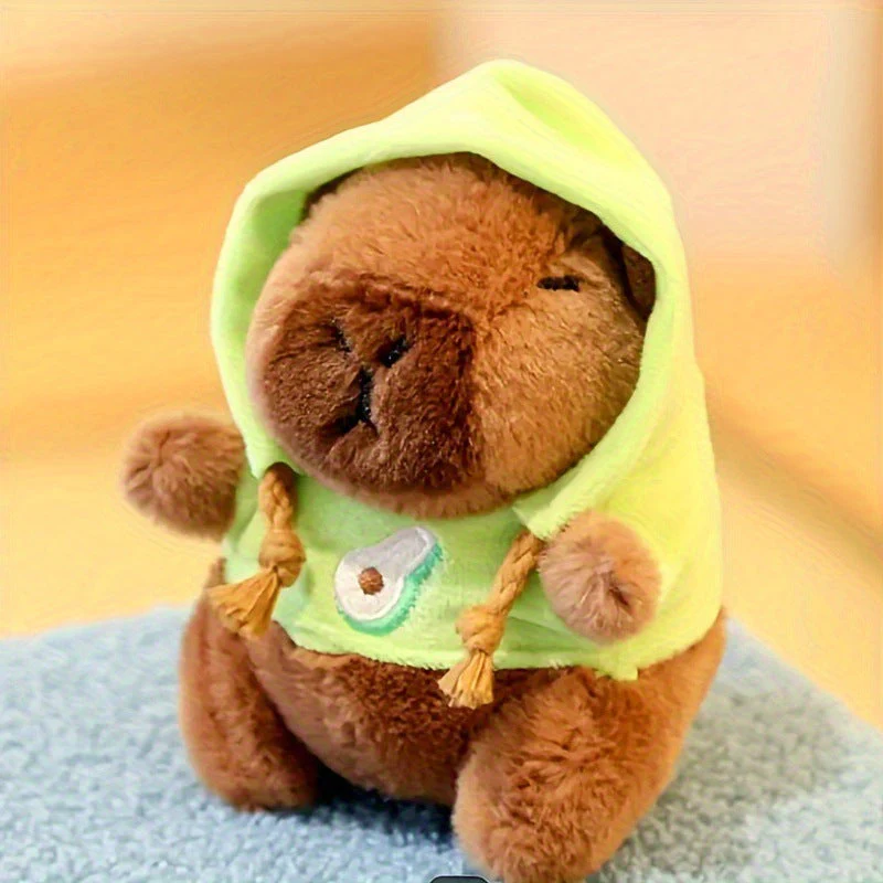 Cute Puffer Plush Toy Hoodie Doll Decoration - Image 2