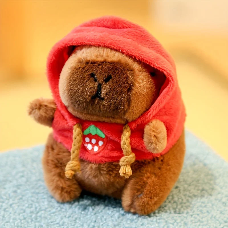 Cute Puffer Plush Toy Hoodie Doll Decoration - Image 3