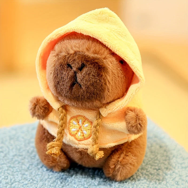 Cute Puffer Plush Toy Hoodie Doll Decoration - Image 4