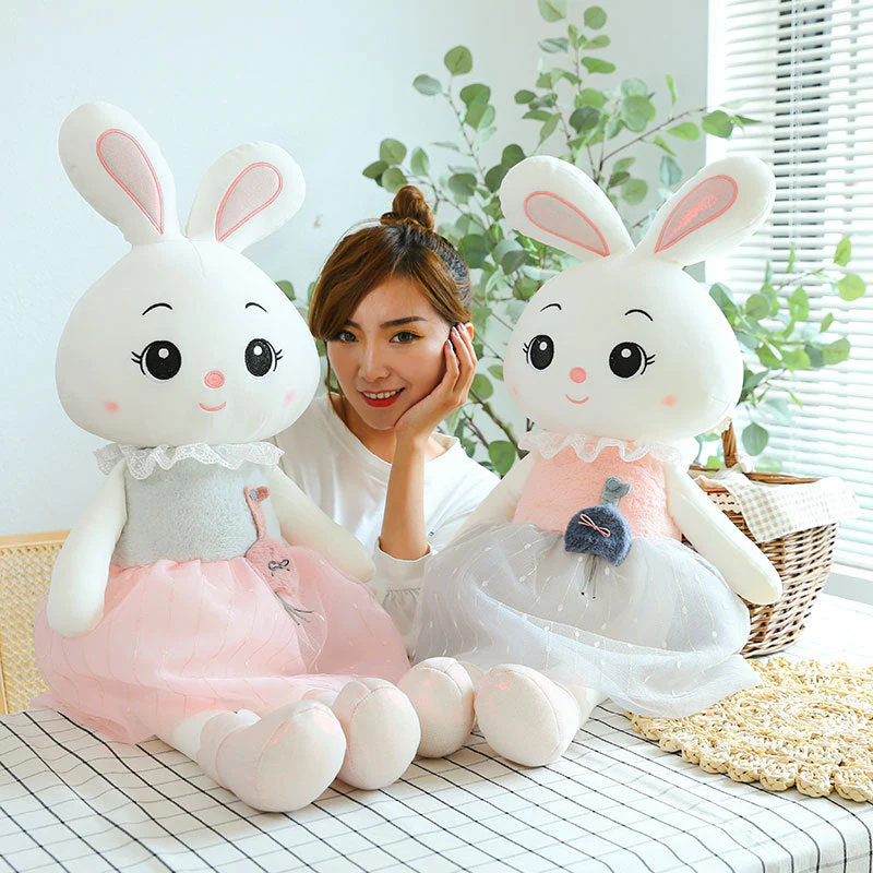 Cute Rabbit Plush Toy Doll Birthday Gift Sleeping Pillow - Image 2