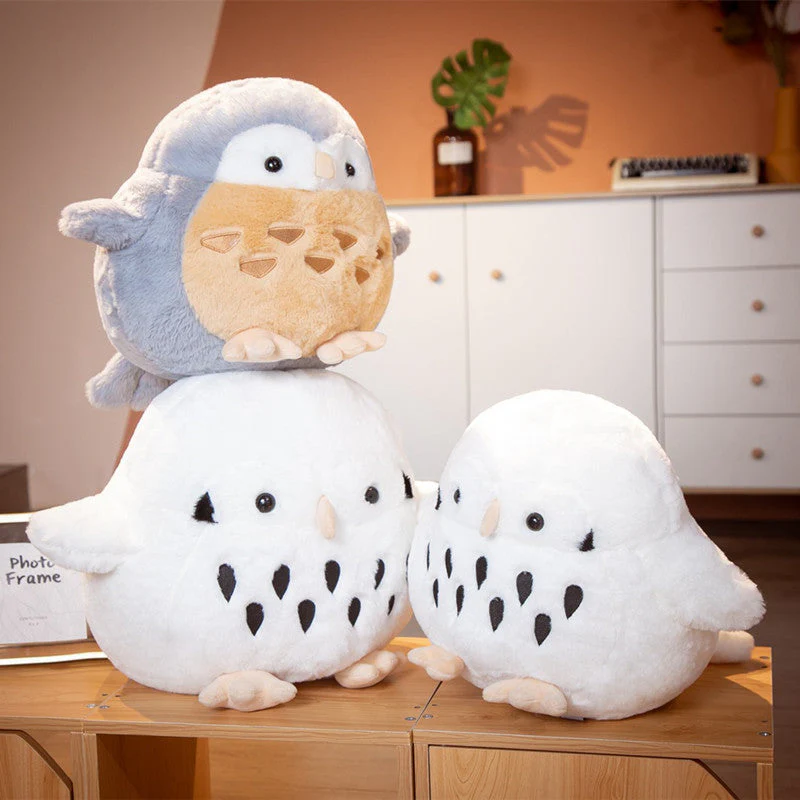Cute Round Owl Doll Plush Toy Gift - Image 2