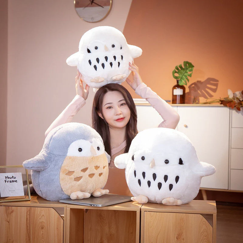 Cute Round Owl Doll Plush Toy Gift - Image 4