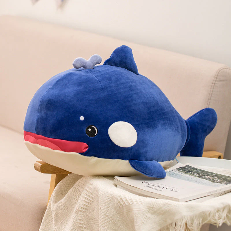 Cute Soft Whale Shark Dolphin Pillow Plush Toy Creative Marine Animal Doll - Image 6