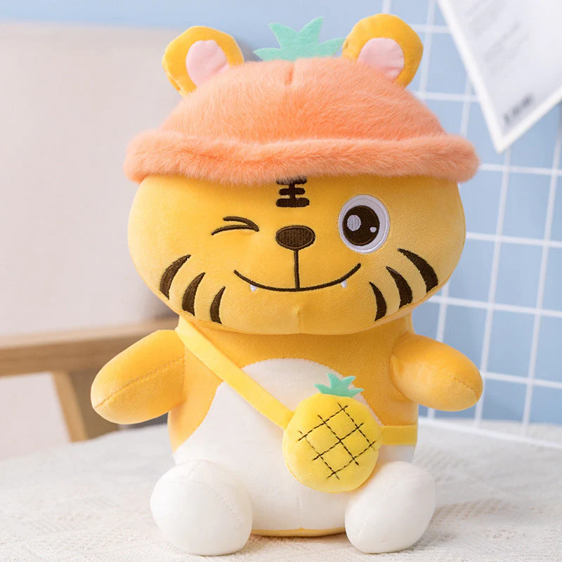 Cute Strawberry Pig Doll Pillow Cartoon Plush Toy - Image 7