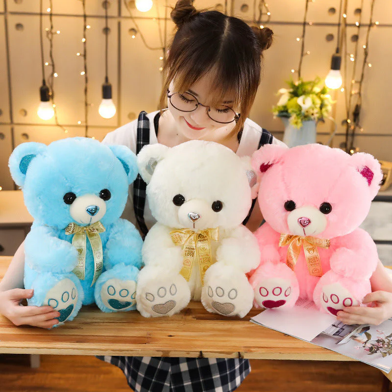 Cute Teddy Bear Doll Plush Toys Girly Heart - Image 3