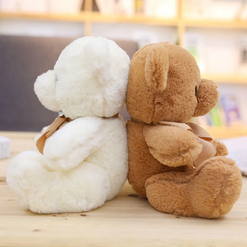 Cute Teddy Bear Plush Toy Hug Bear Doll Butterfly Bow Tie Bear Doll Ragdoll Girl Birthday Gift - Image 4