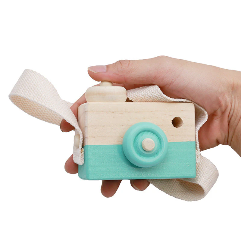 Cute Wooden Camera Toys Baby Kid Hanging Photography Prop Decoration Educational Outdoor Activity Toy Children's Day Happy Gift - Image 12