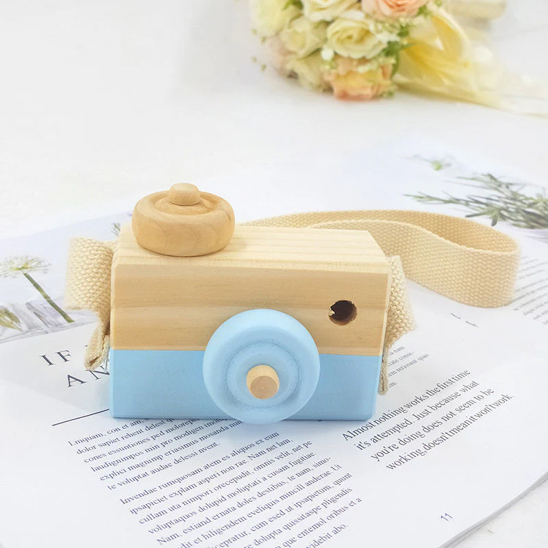 Cute Wooden Camera Toys Baby Kid Hanging Photography Prop Decoration Educational Outdoor Activity Toy Children's Day Happy Gift - Image 14