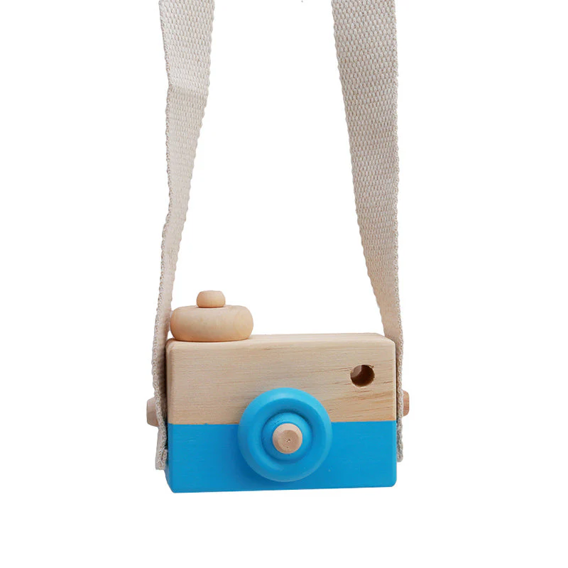 Cute Wooden Camera Toys Baby Kid Hanging Photography Prop Decoration Educational Outdoor Activity Toy Children's Day Happy Gift - Image 4