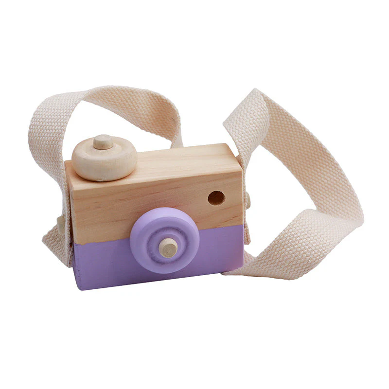 Cute Wooden Camera Toys Baby Kid Hanging Photography Prop Decoration Educational Outdoor Activity Toy Children's Day Happy Gift - Image 7