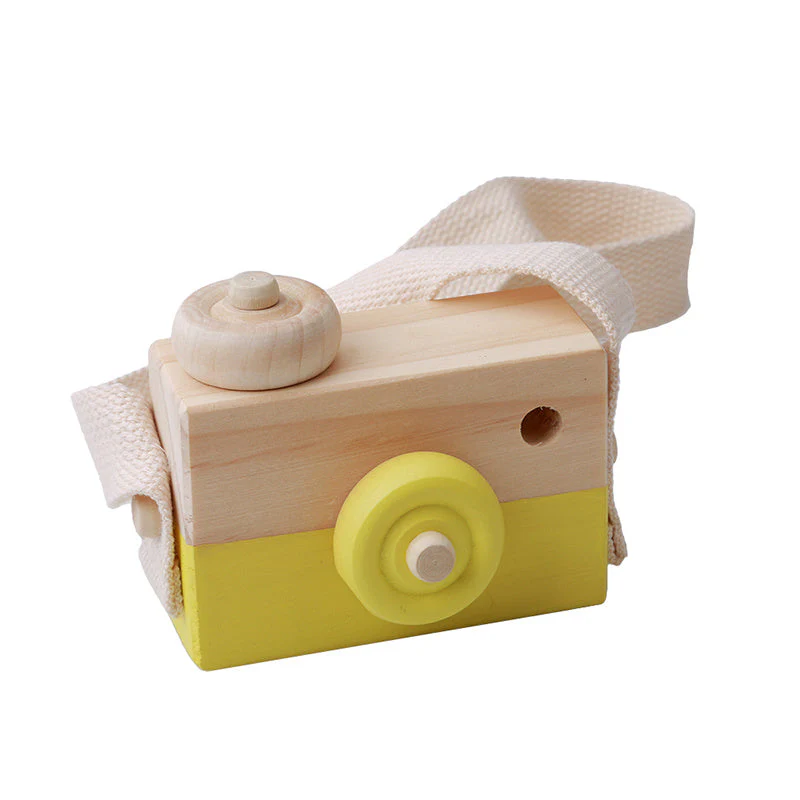 Cute Wooden Camera Toys Baby Kid Hanging Photography Prop Decoration Educational Outdoor Activity Toy Children's Day Happy Gift - Image 8