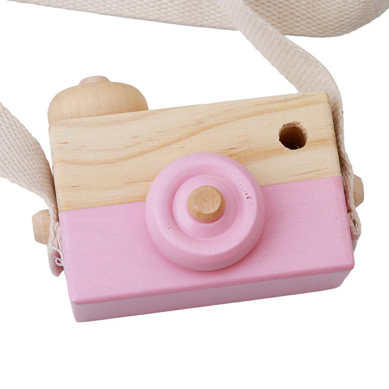 Cute Wooden Camera Toys Baby Kid Hanging Photography Prop Decoration Educational Outdoor Activity Toy Children's Day Happy Gift - Image 9