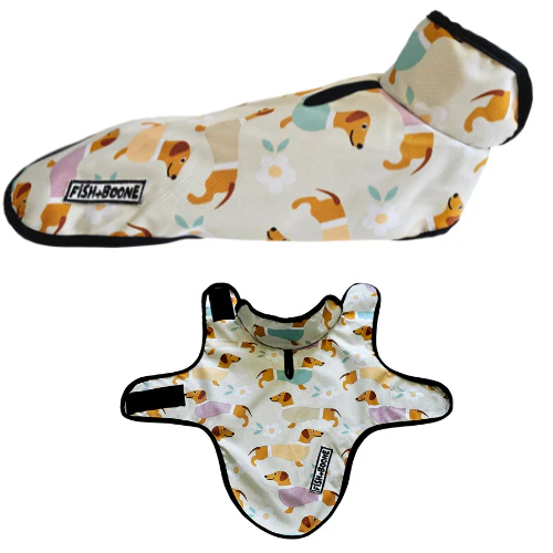 Dachshunds & Daisies Dog Coat - Image 3