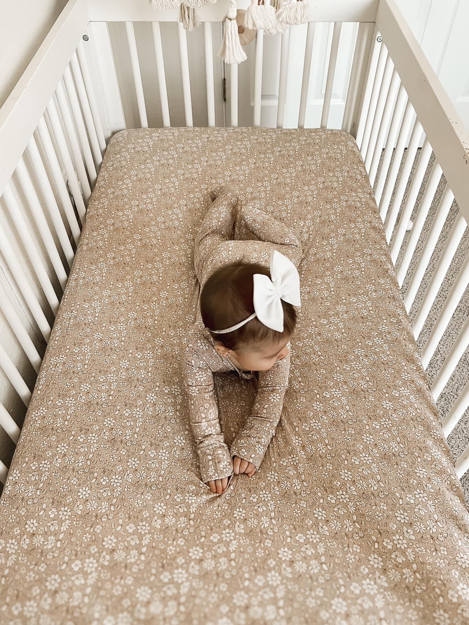 Dainty Ditsy Bamboo Crib Sheet - Image 16