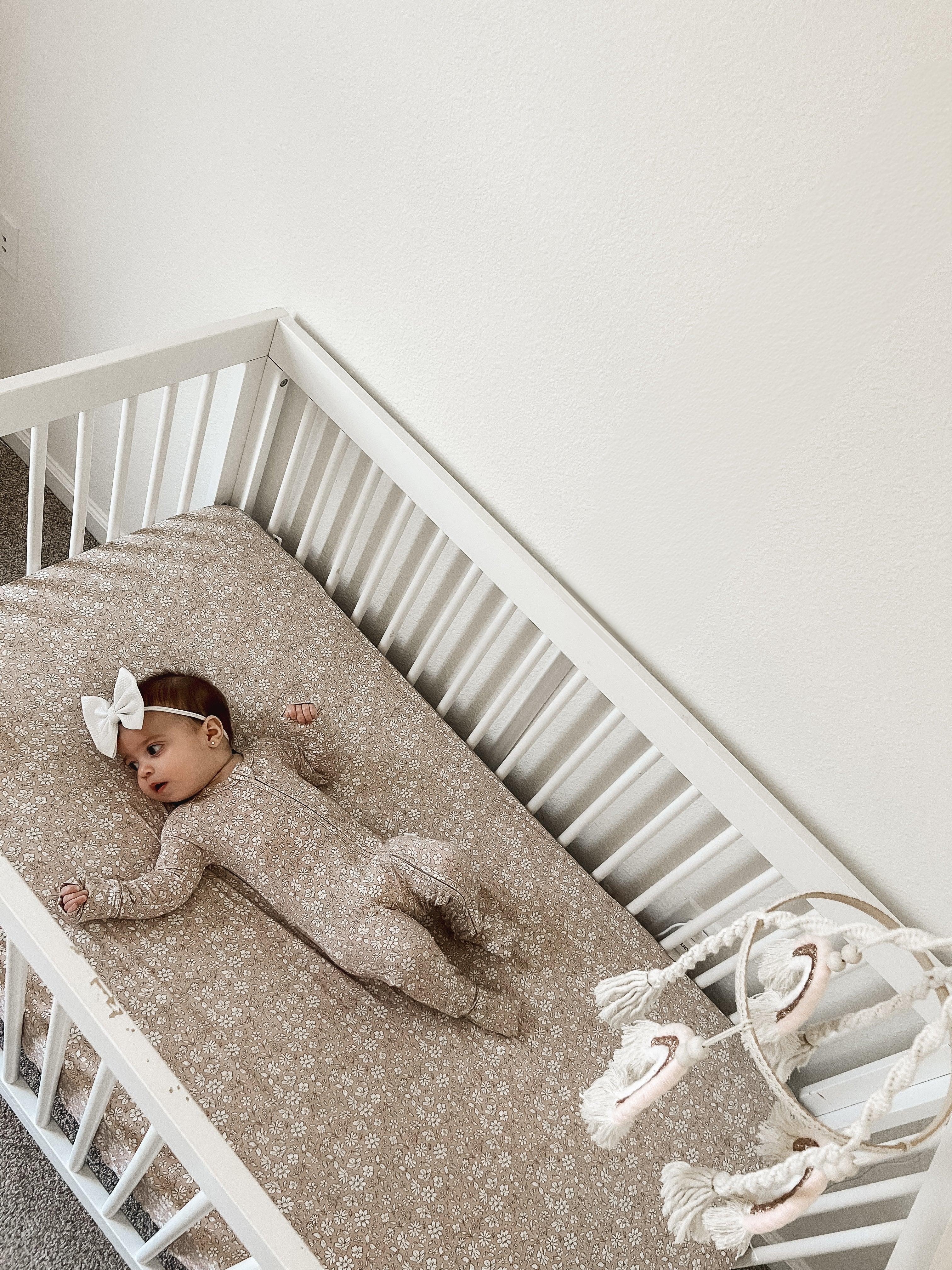 Dainty Ditsy Bamboo Crib Sheet - Image 17