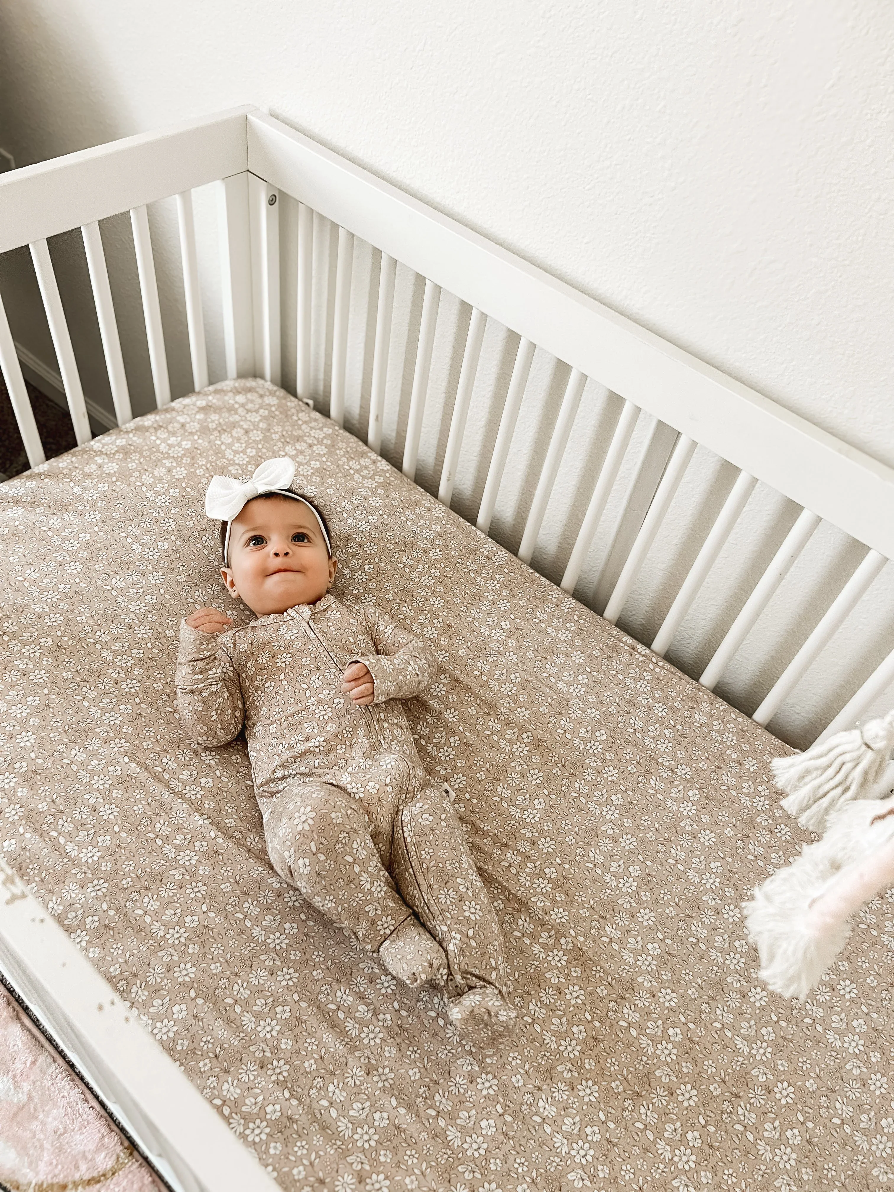Dainty Ditsy Bamboo Crib Sheet - Image 19