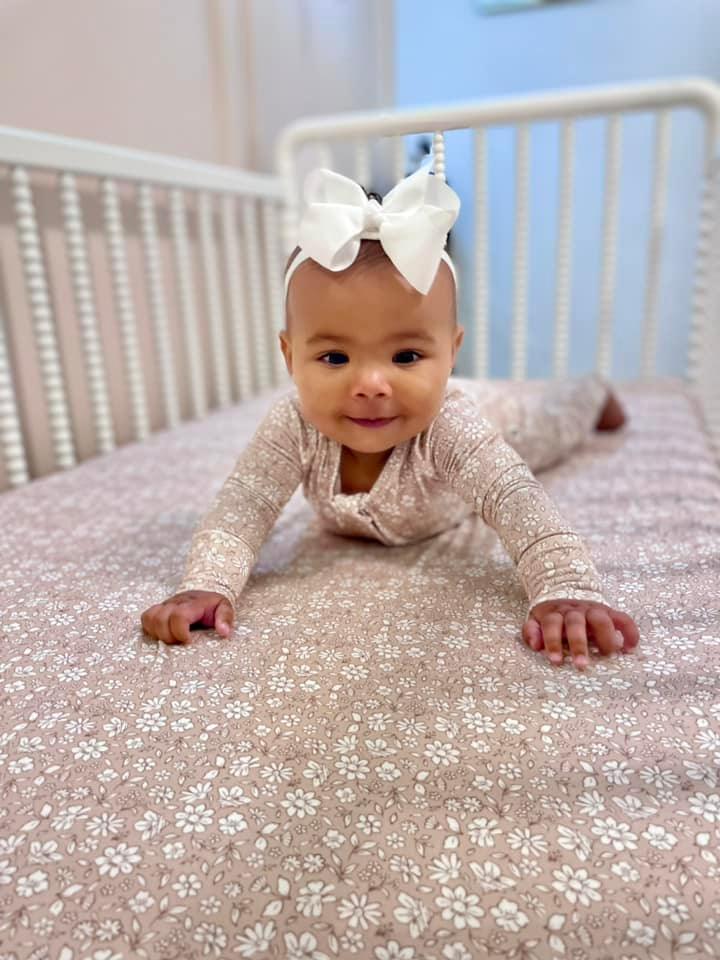 Dainty Ditsy Bamboo Crib Sheet - Image 20