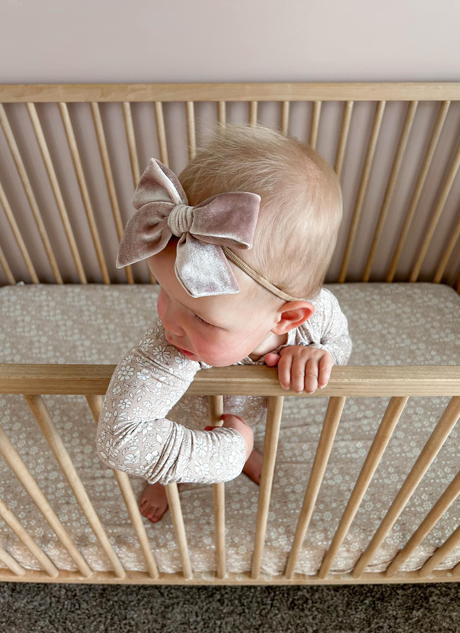 Dainty Ditsy Bamboo Crib Sheet - Image 3