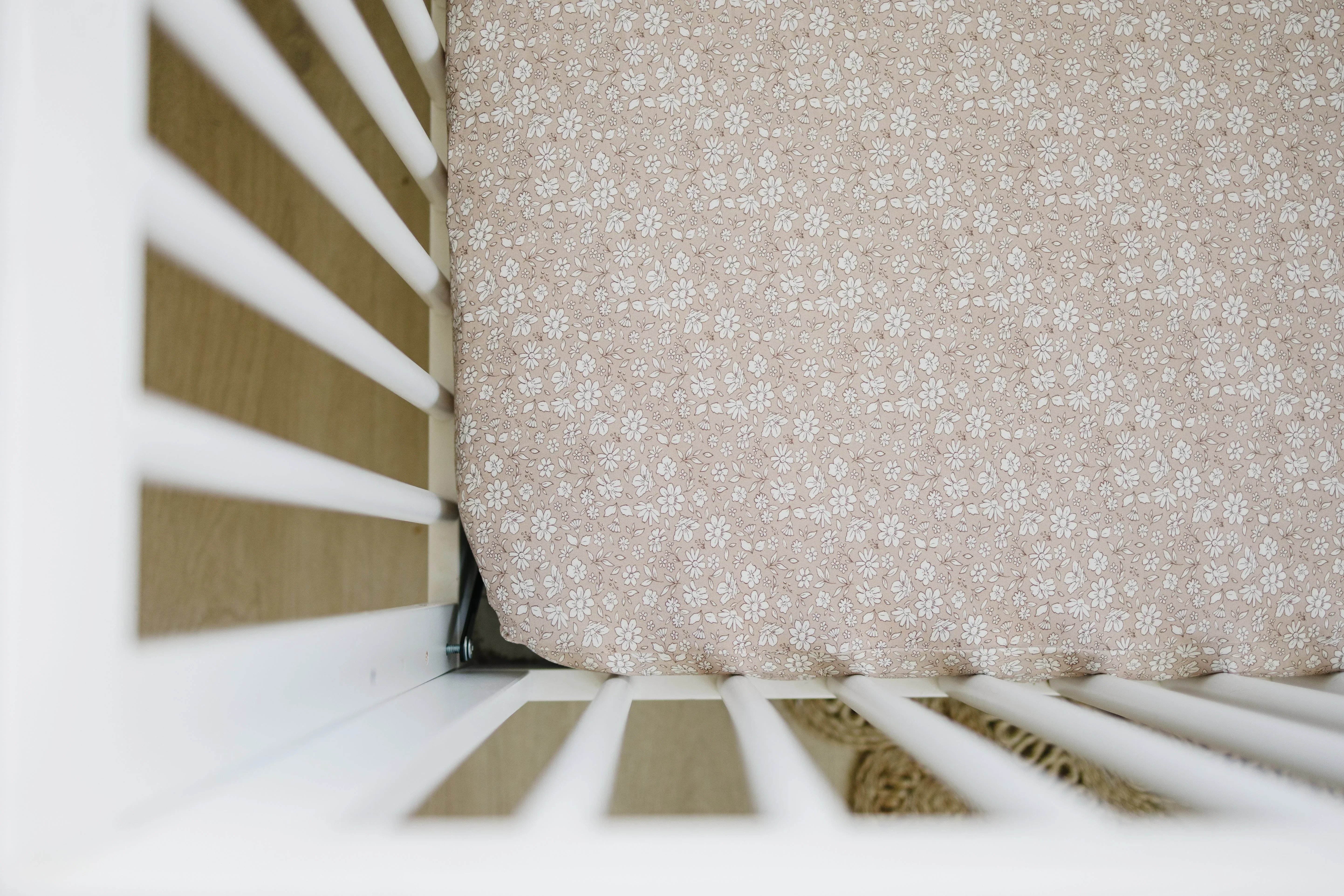 Dainty Ditsy Bamboo Crib Sheet - Image 8