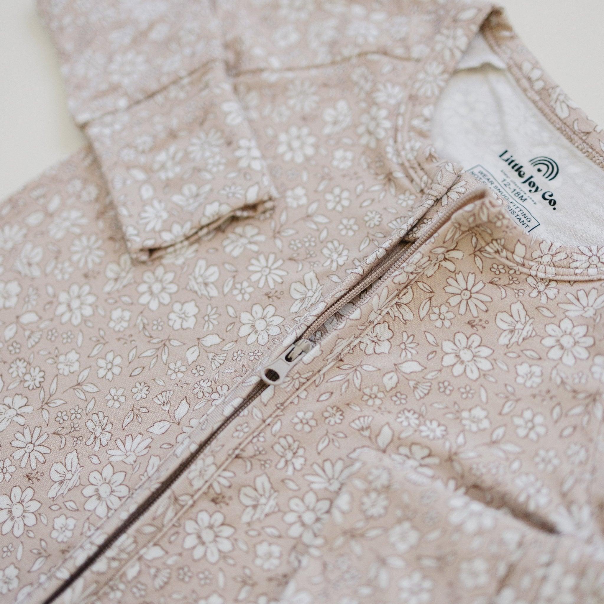Dainty Ditsy Bamboo Zippy Romper - Image 11