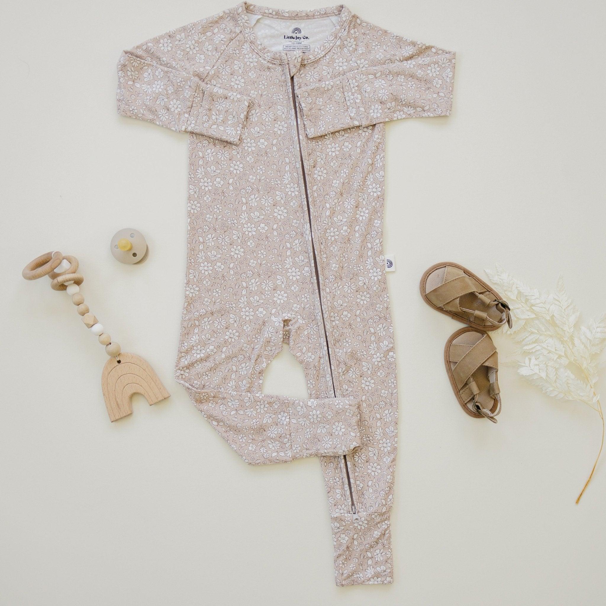 Dainty Ditsy Bamboo Zippy Romper - Image 8