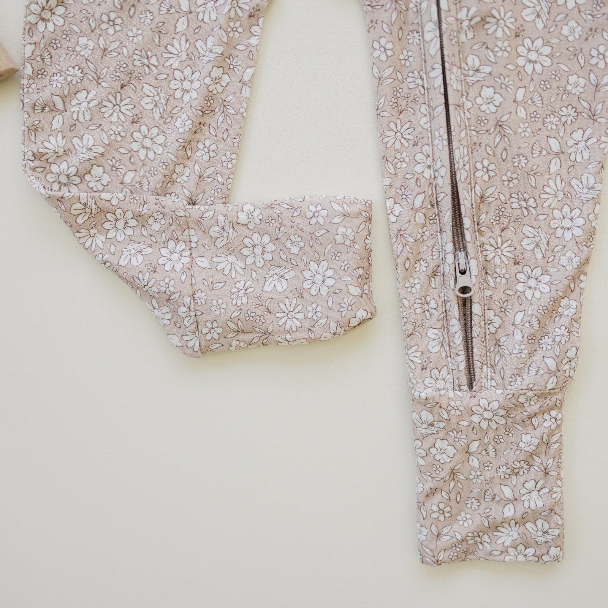 Dainty Ditsy Bamboo Zippy Romper - Image 9