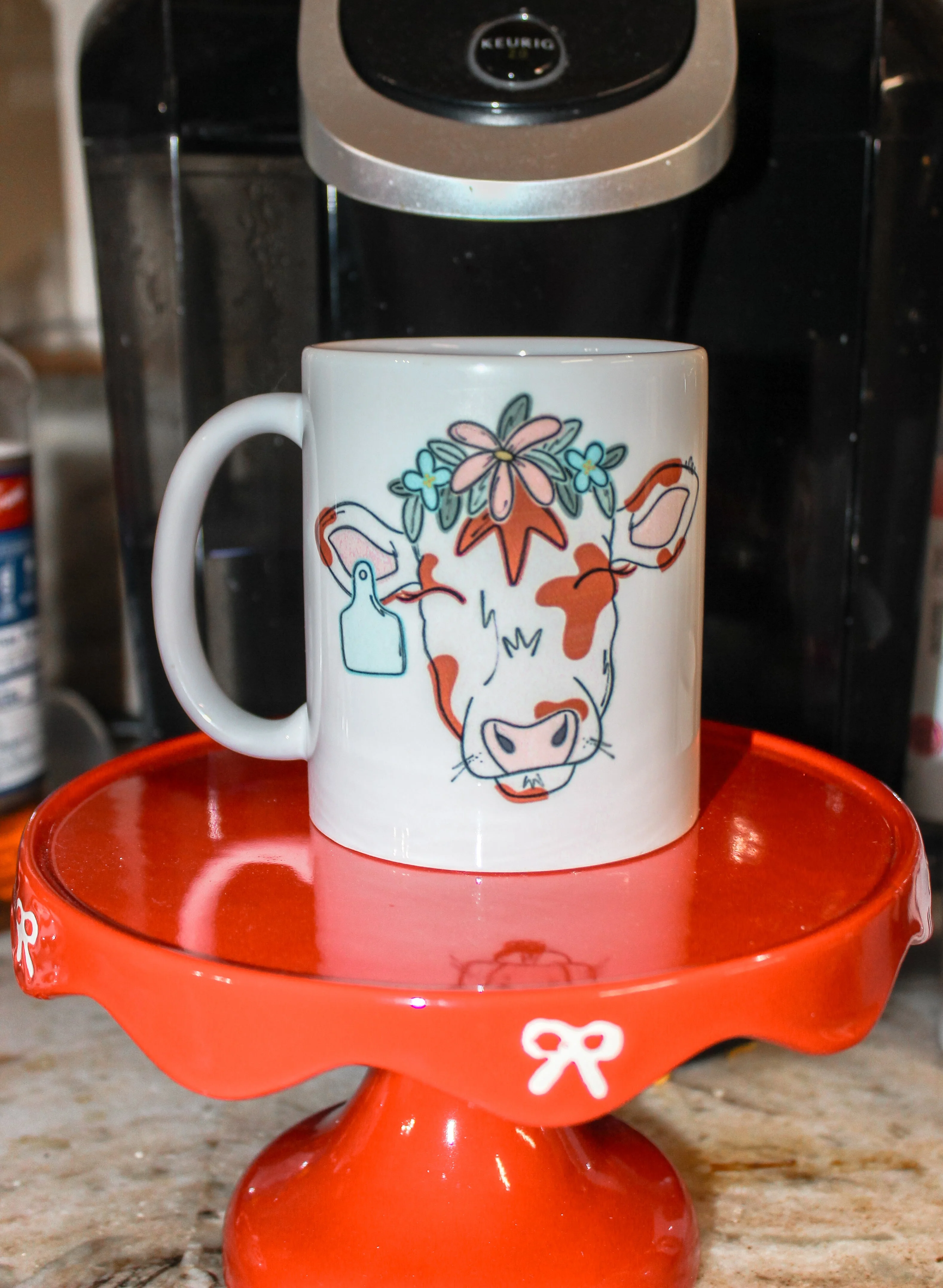 Daisy dairy cow 15 oz coffee mug - Image 2