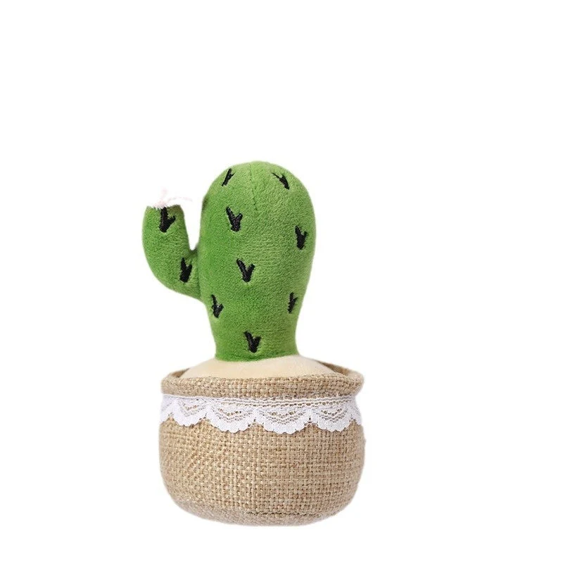 Dancing Cactus Plush Toy Succulent Potted Decoration - Image 3
