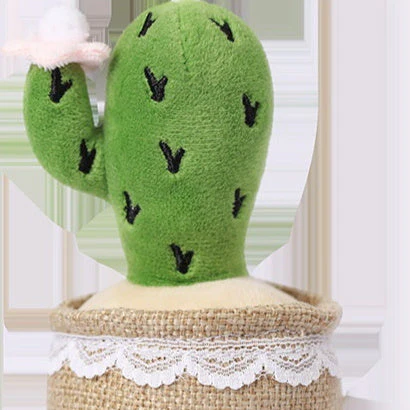 Dancing Cactus Plush Toy Succulent Potted Decoration - Image 5
