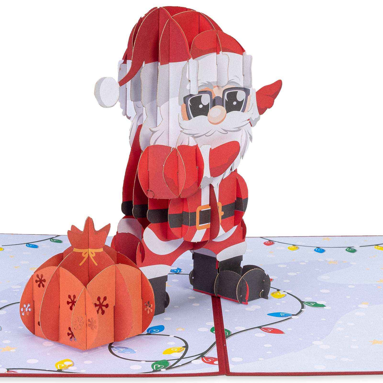 Dancing Santa Pop Up Christmas Card - Image 4