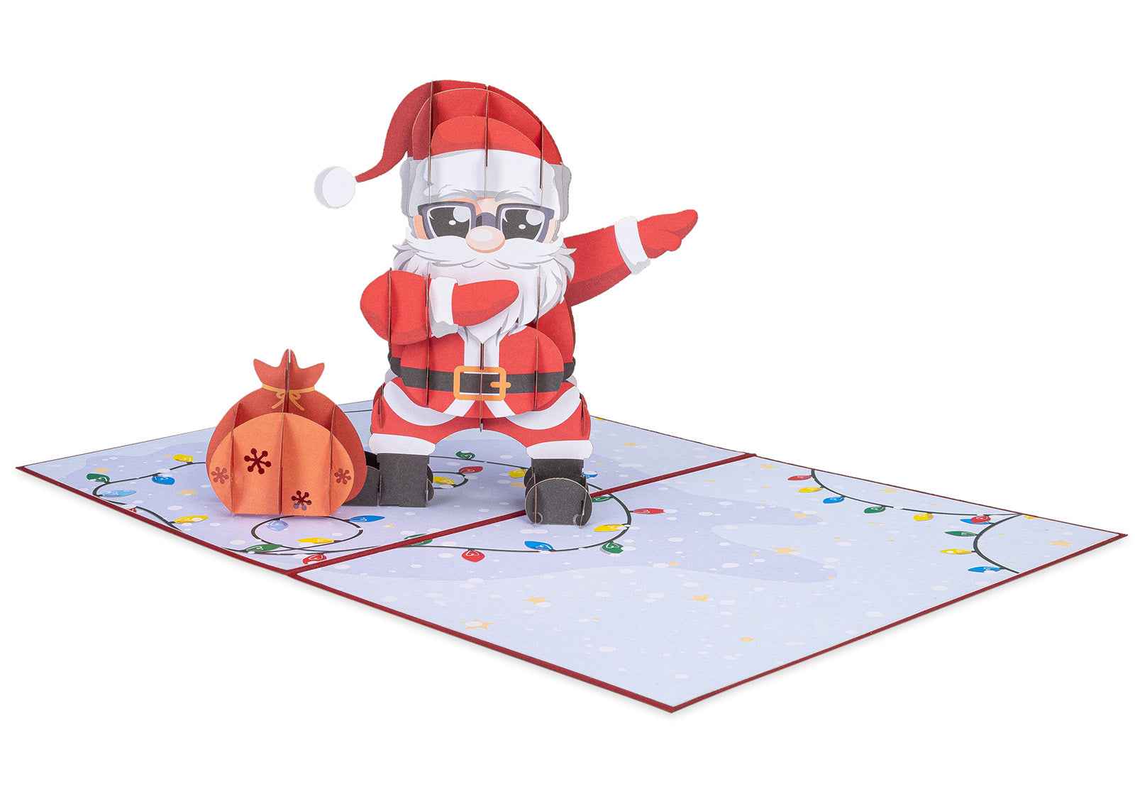 Dancing Santa Pop Up Christmas Card - Image 6