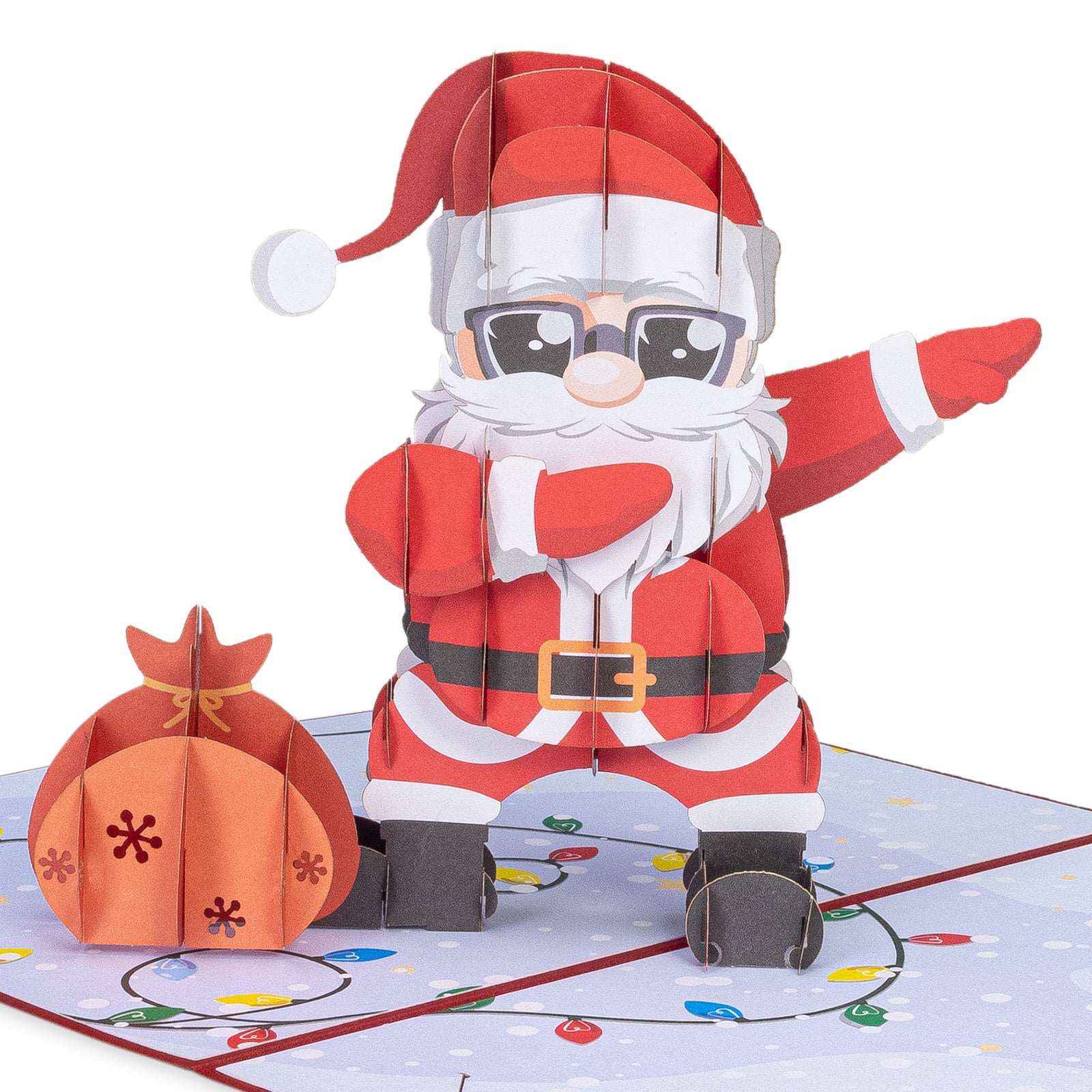 Dancing Santa Pop Up Christmas Card - Image 9