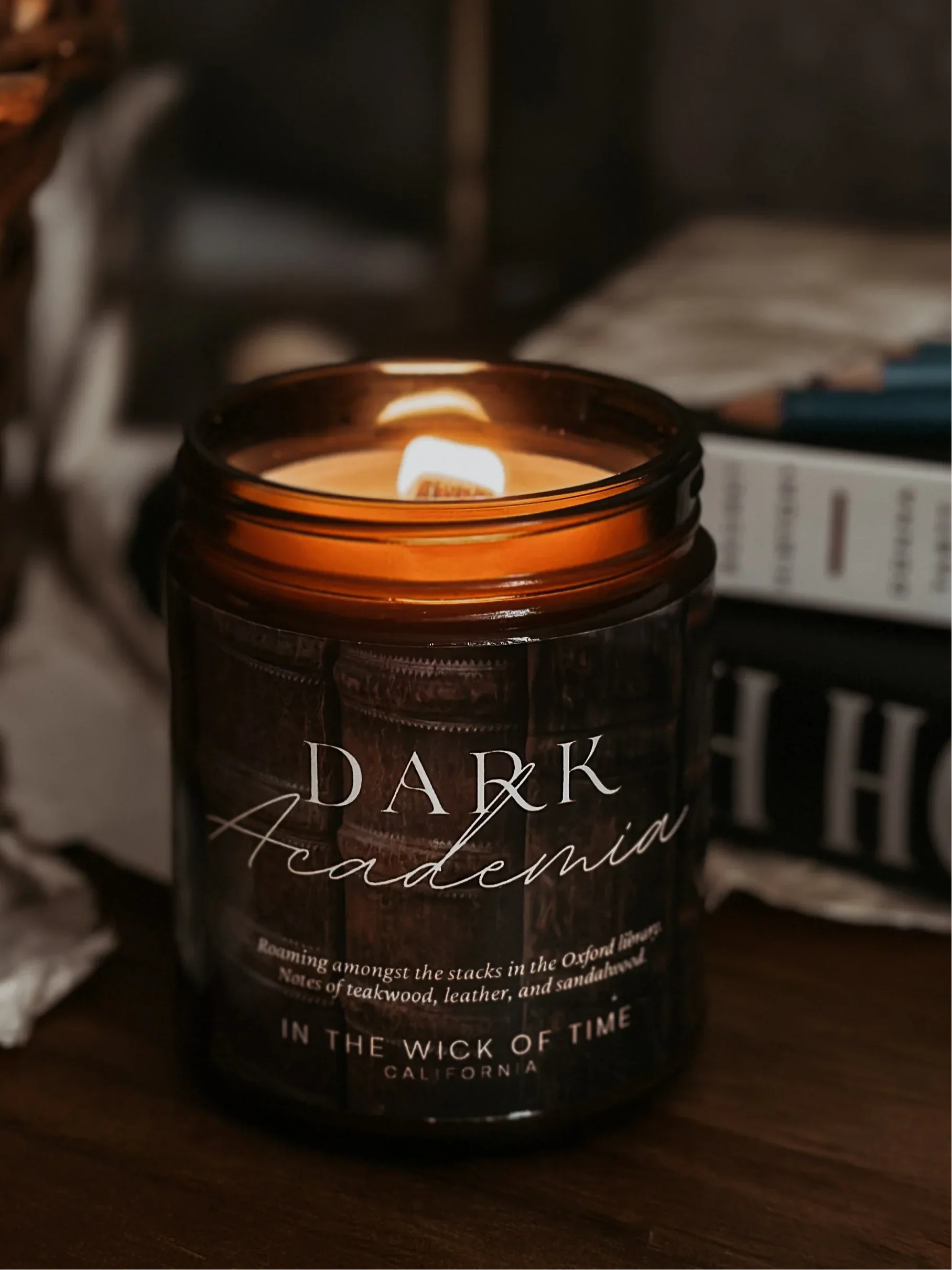 Dark Academia Candle - Image 2