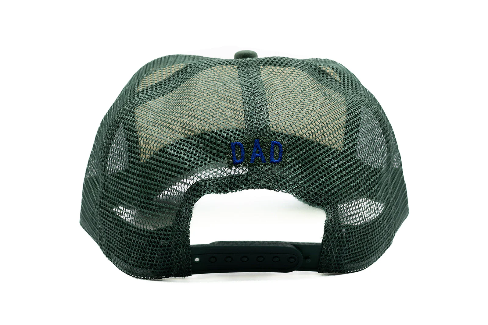 Dark Green Letter Trucker Hat - Image 5