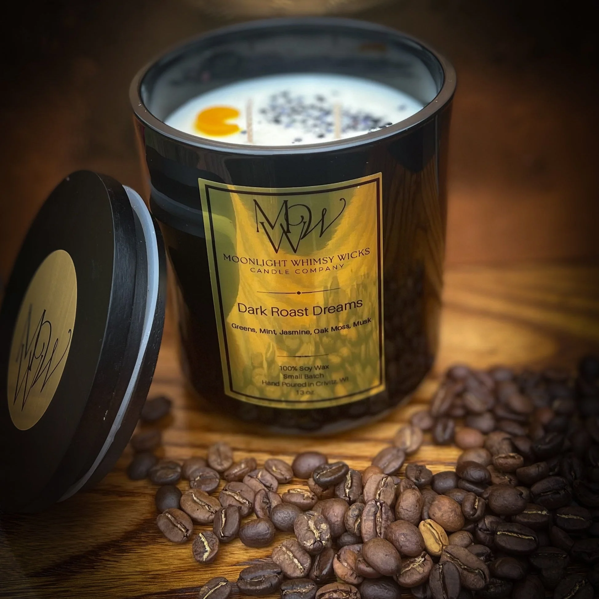 Dark Roast Dreams | Luxury Soy Wax Candle - Image 3