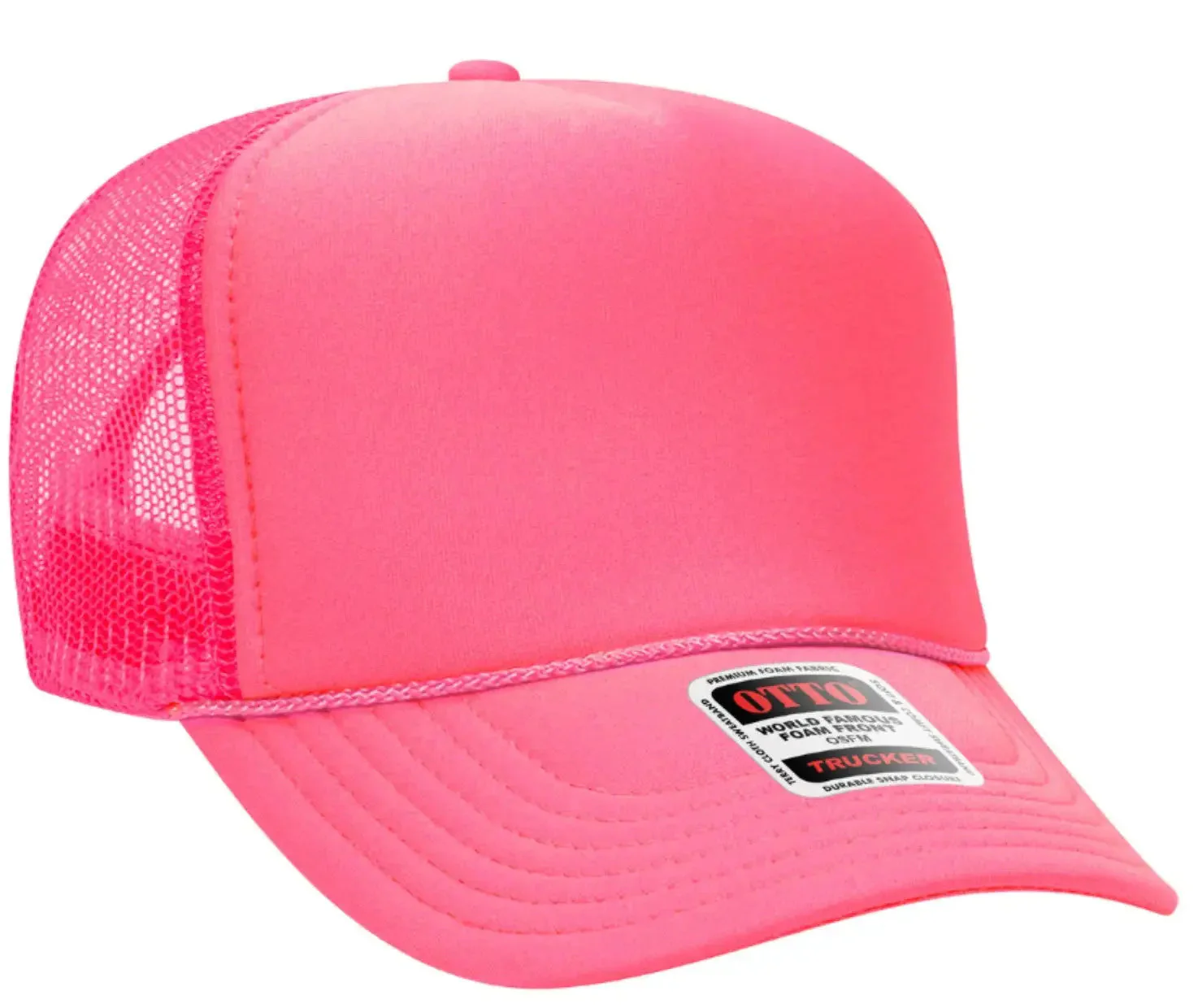 Darlin' Text Adult Otto Foam Trucker Hat - Image 7