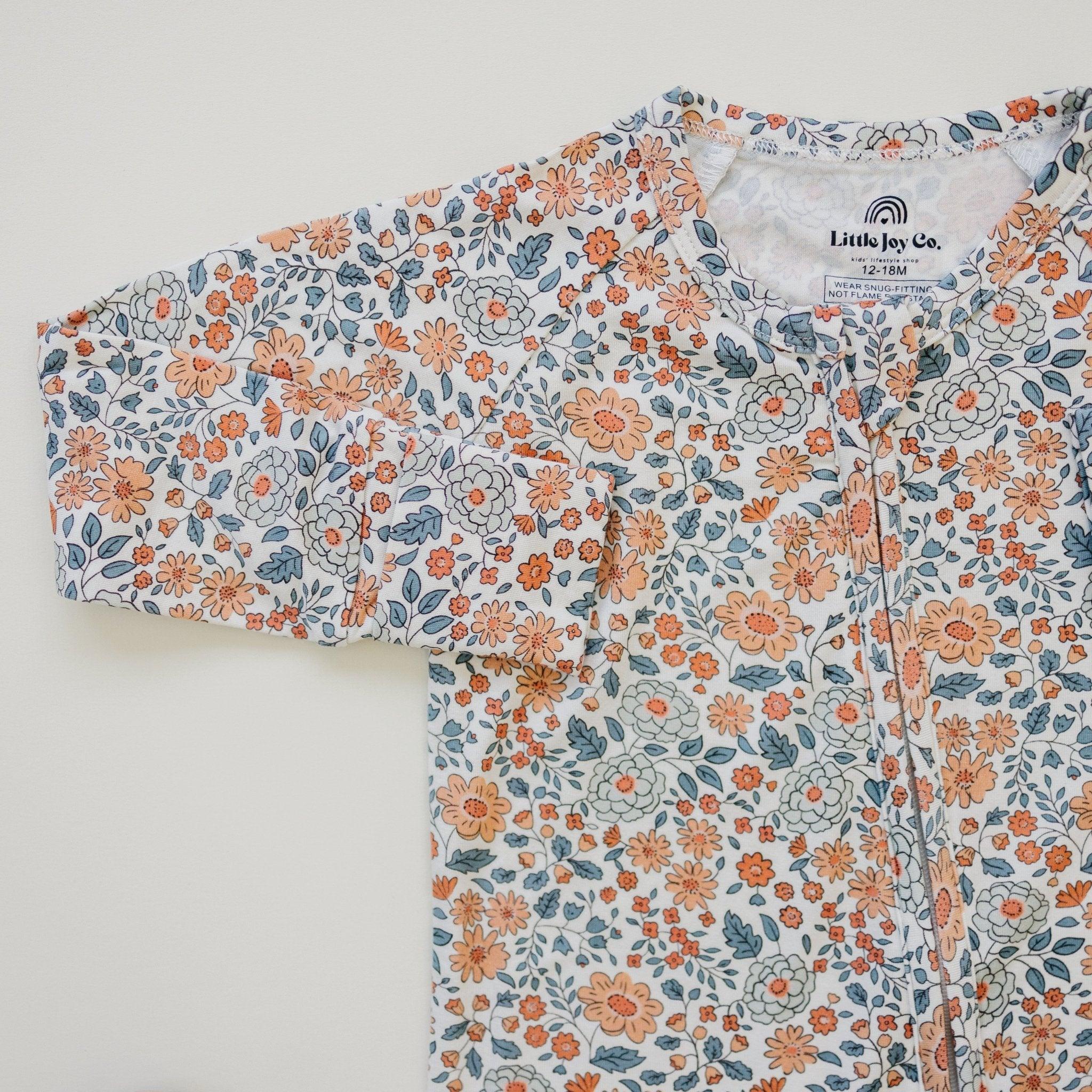 Darling Ditsy Bamboo Zippy Romper - Image 2