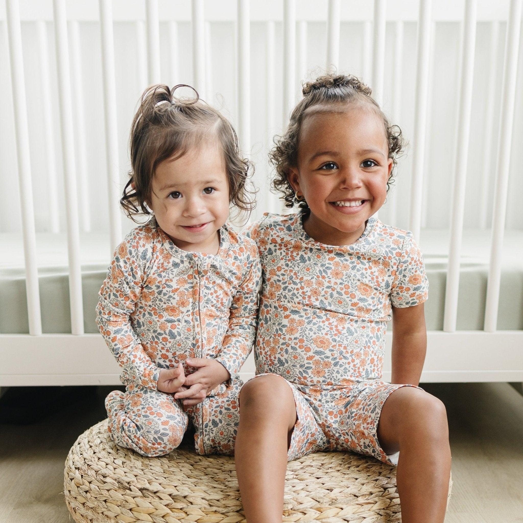Darling Ditsy Bamboo Zippy Romper - Image 5