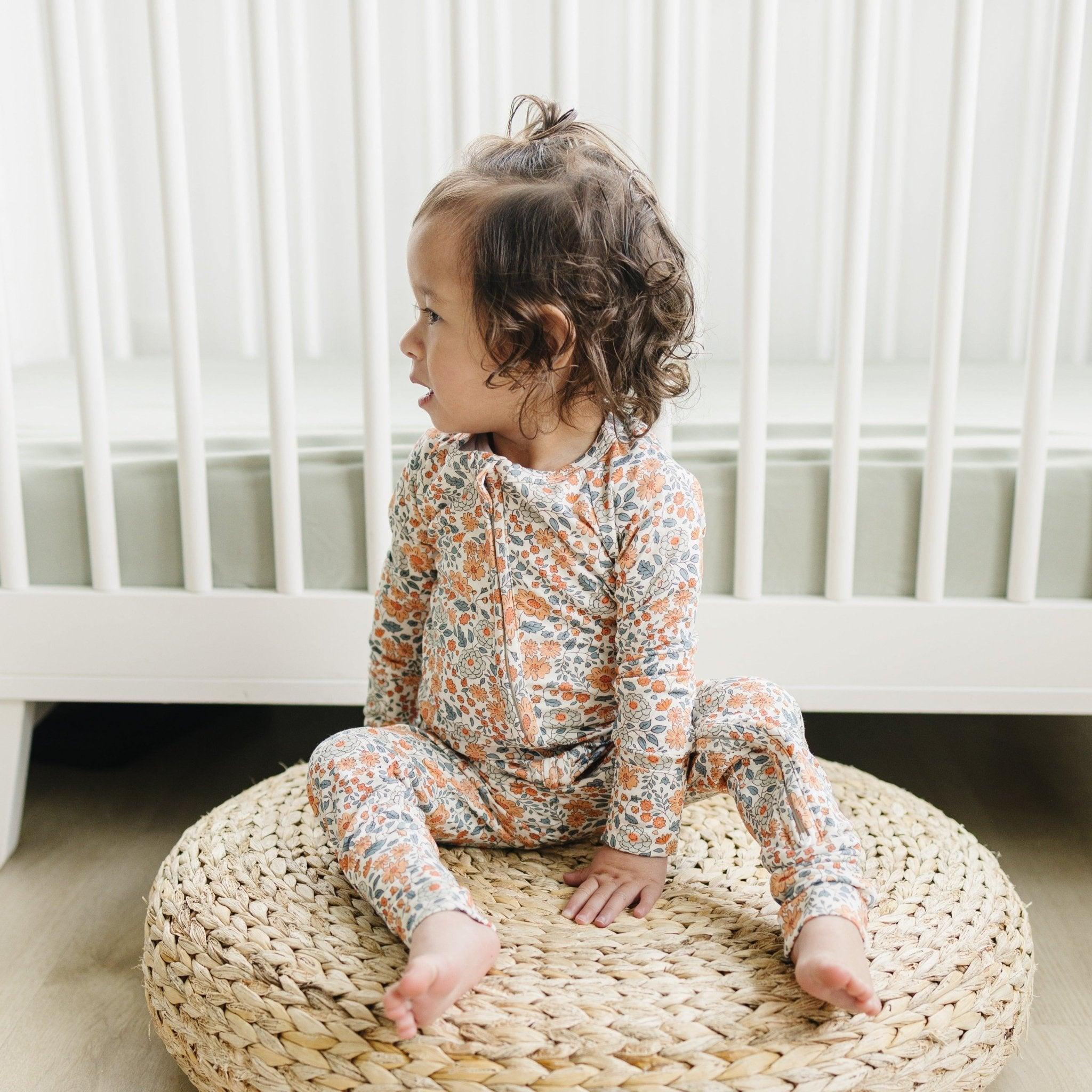 Darling Ditsy Bamboo Zippy Romper - Image 7