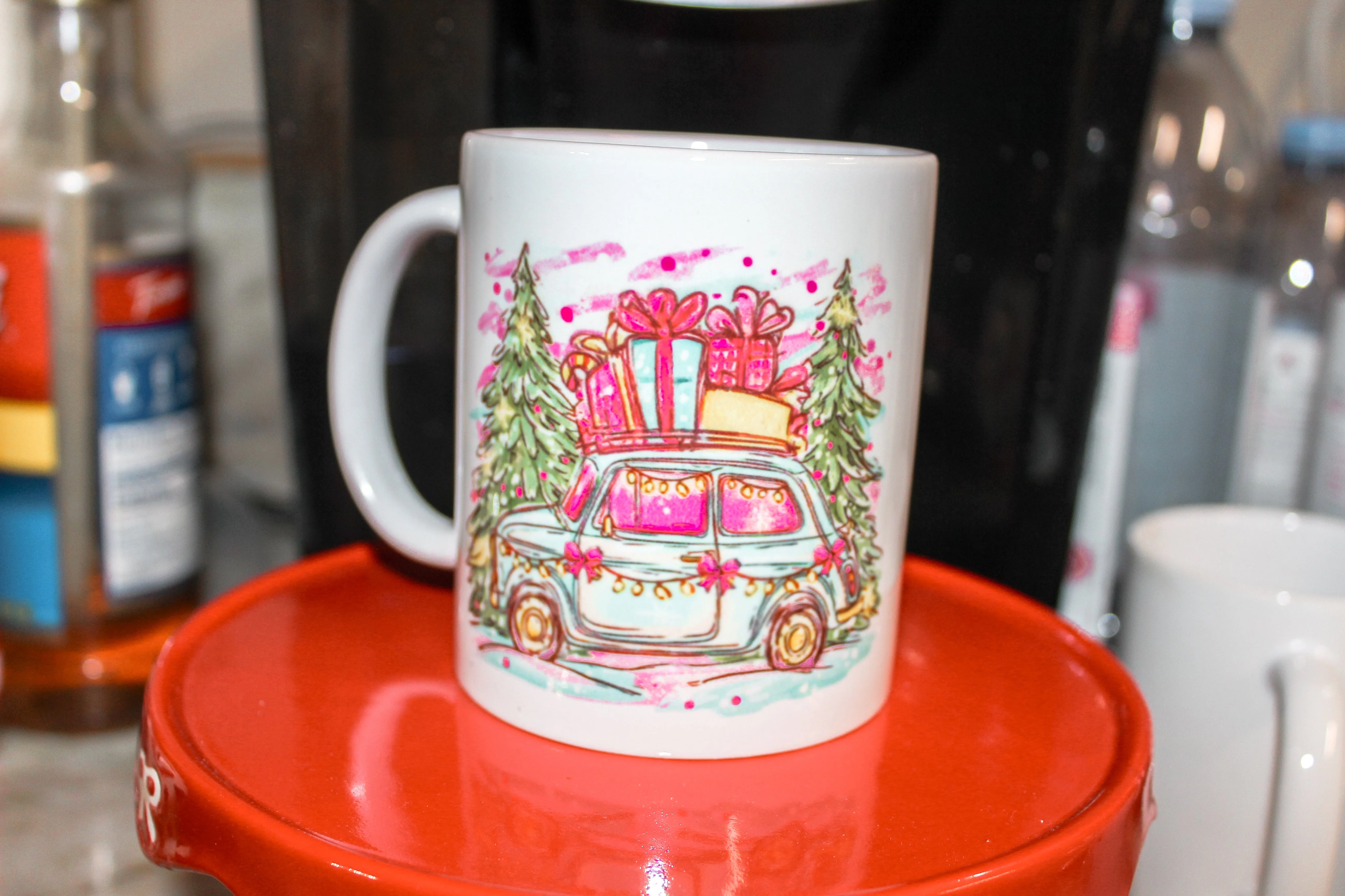 Dashing through the snow shopping small- bloom 15 oz coffee mug - Image 2