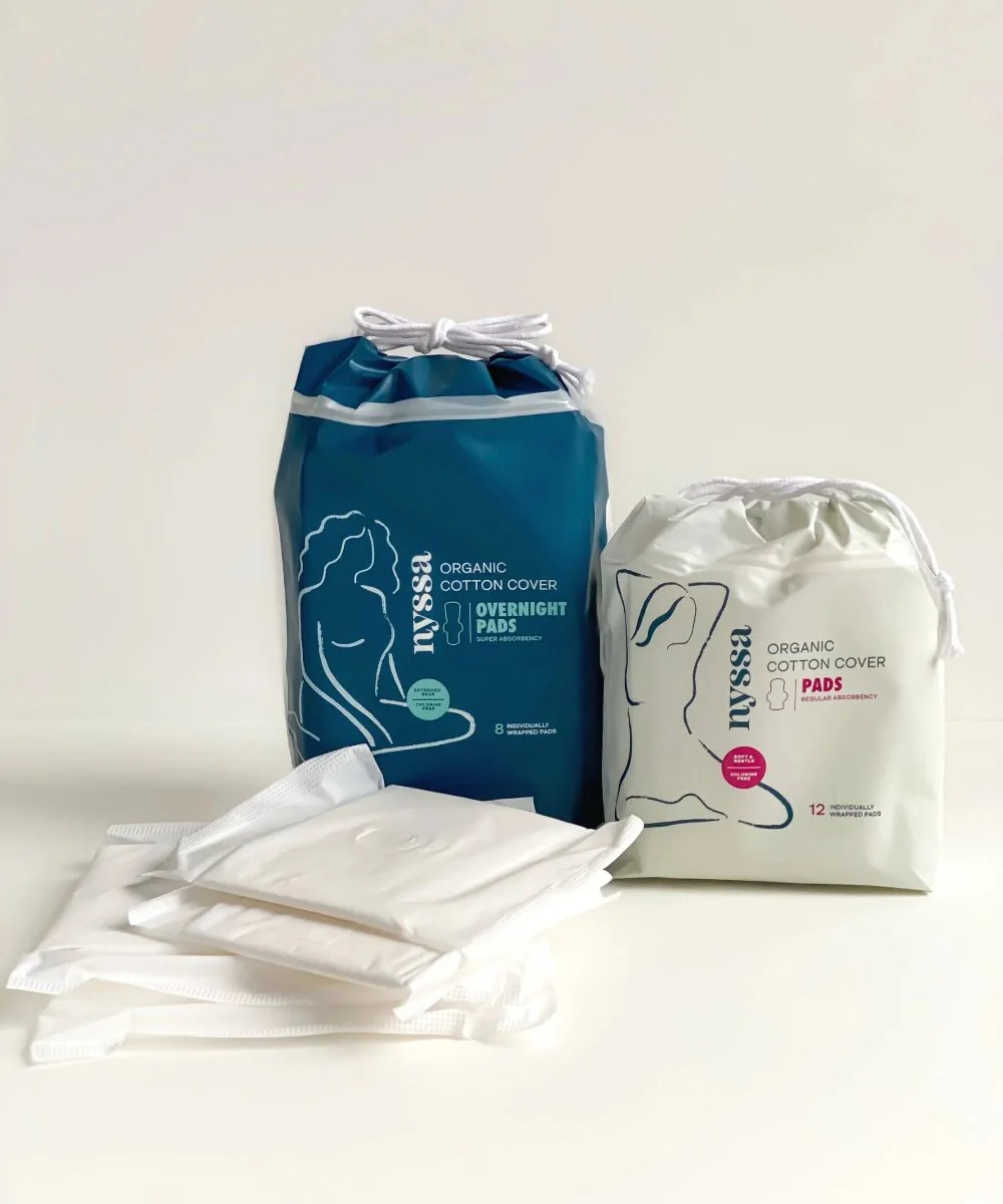 Day-To-Night Organic Cotton Cover Period Pads Bundle - Image 2