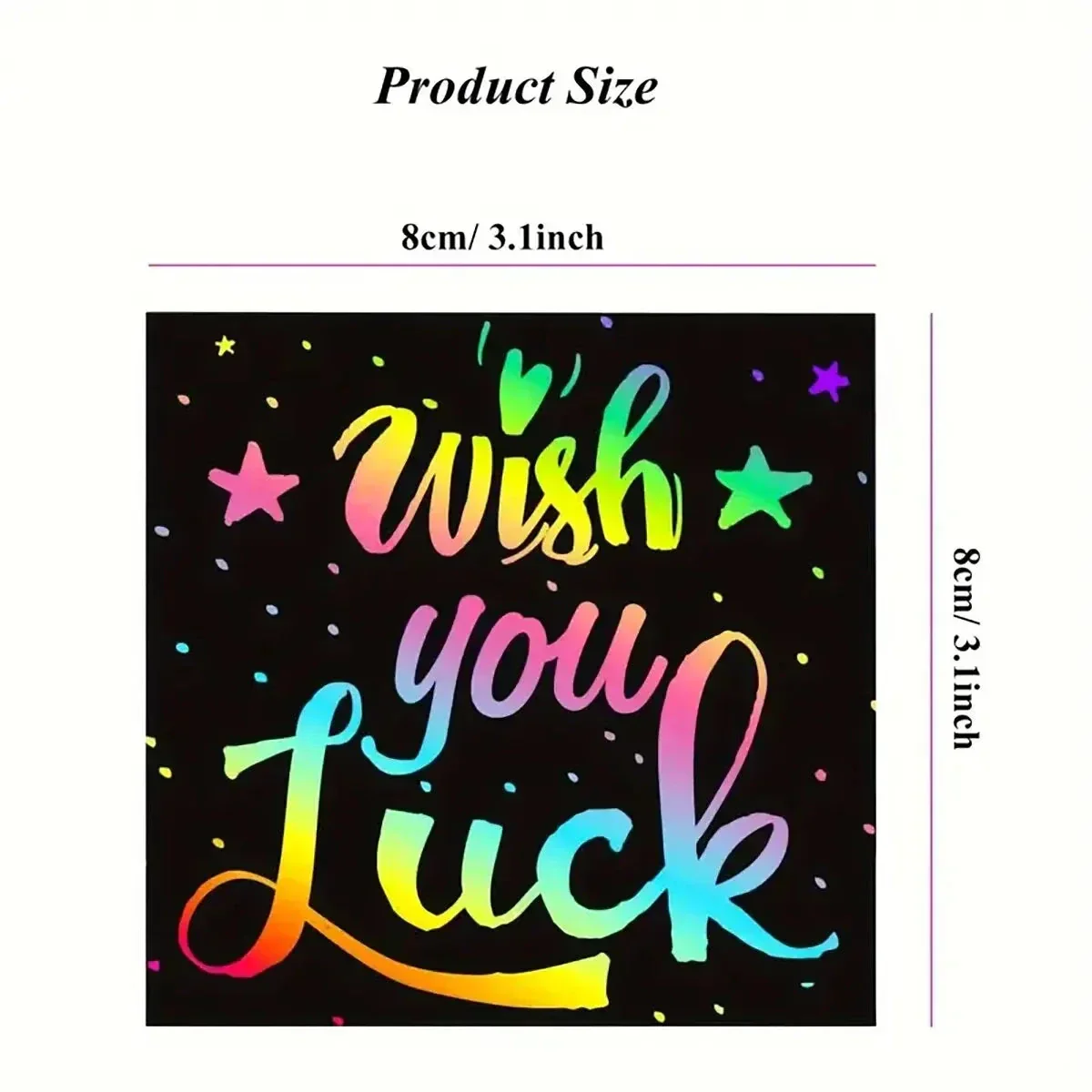 Dazzling Scratch Painting Kit - Parent-Child Interactive DIY Craft Toy with Note Cards - Image 6