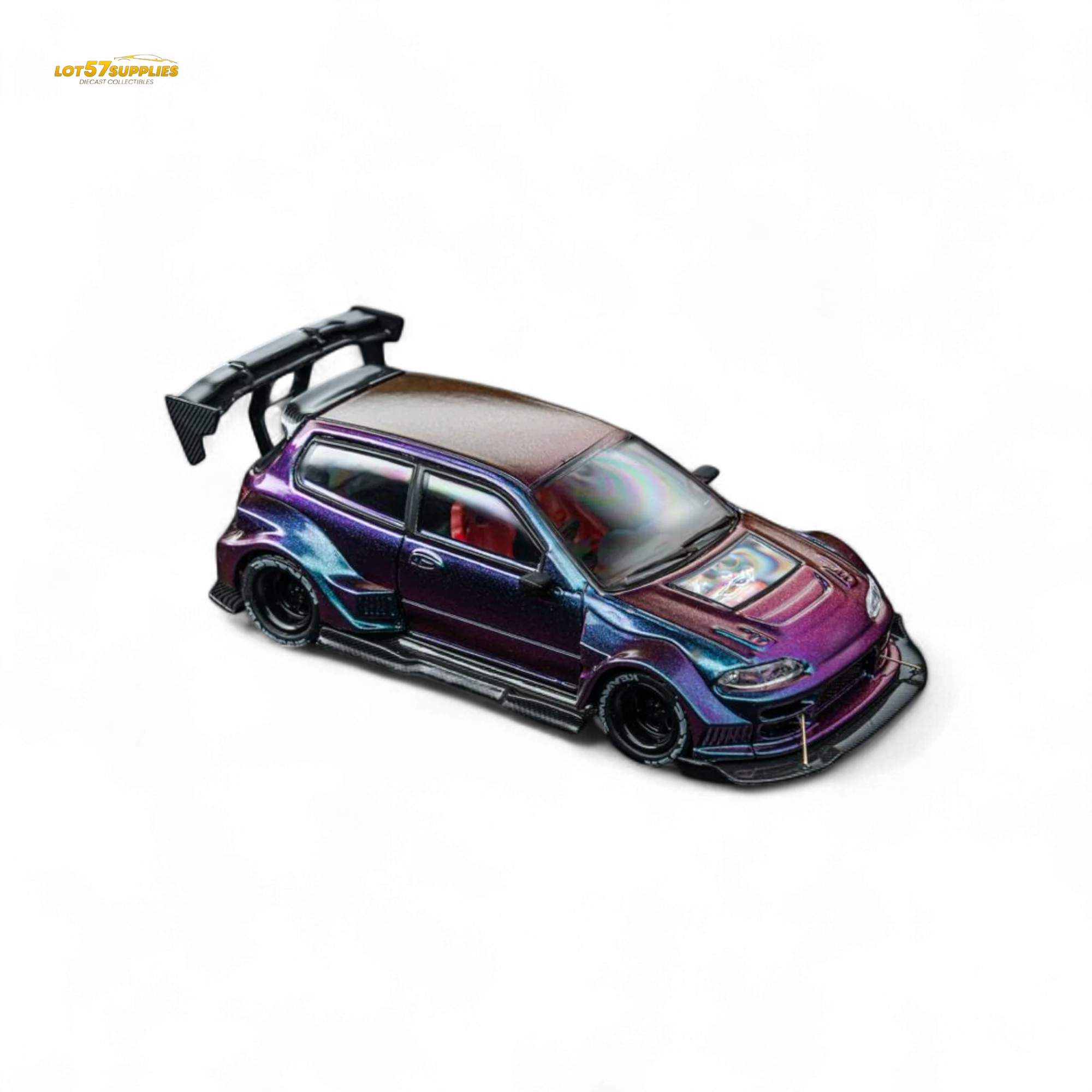 DCM Kevmannz 1996 EG6 Hatchback Chameleon Short Spoiler 1:64 - Image 2