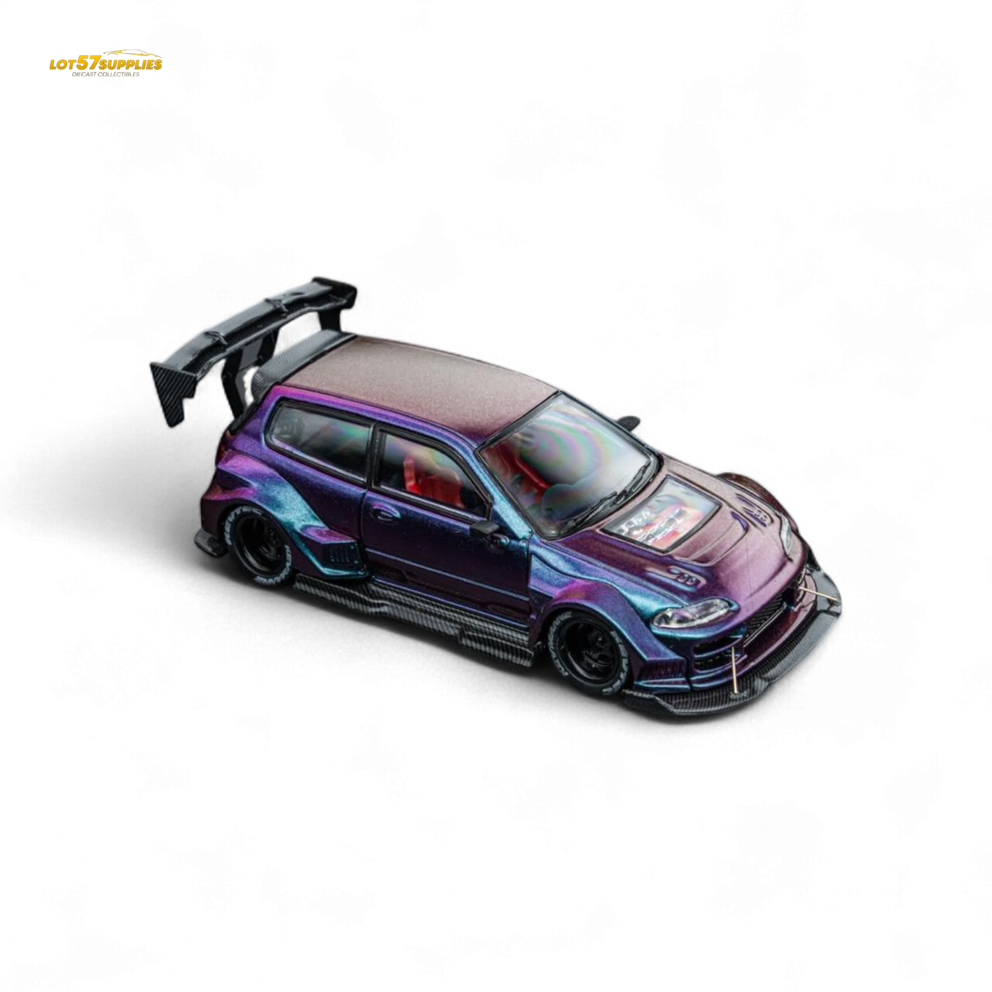 DCM Kevmannz 1996 EG6 Hatchback Chameleon Short Spoiler 1:64 - Image 3