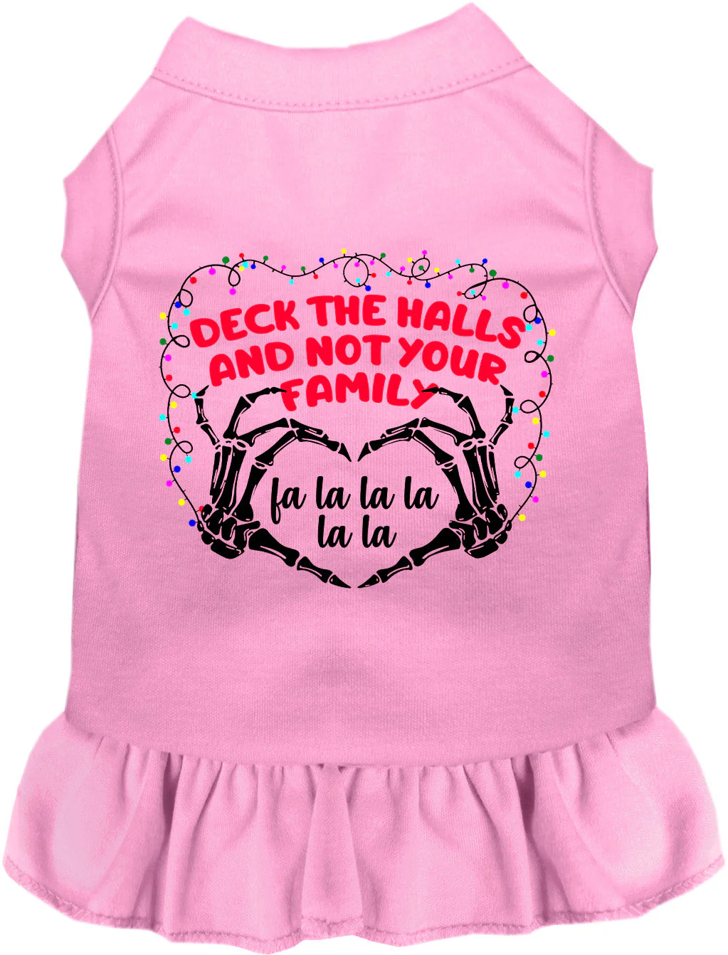 Deck the Halls, Not Your Family Christmas Pet Dress - Image 5
