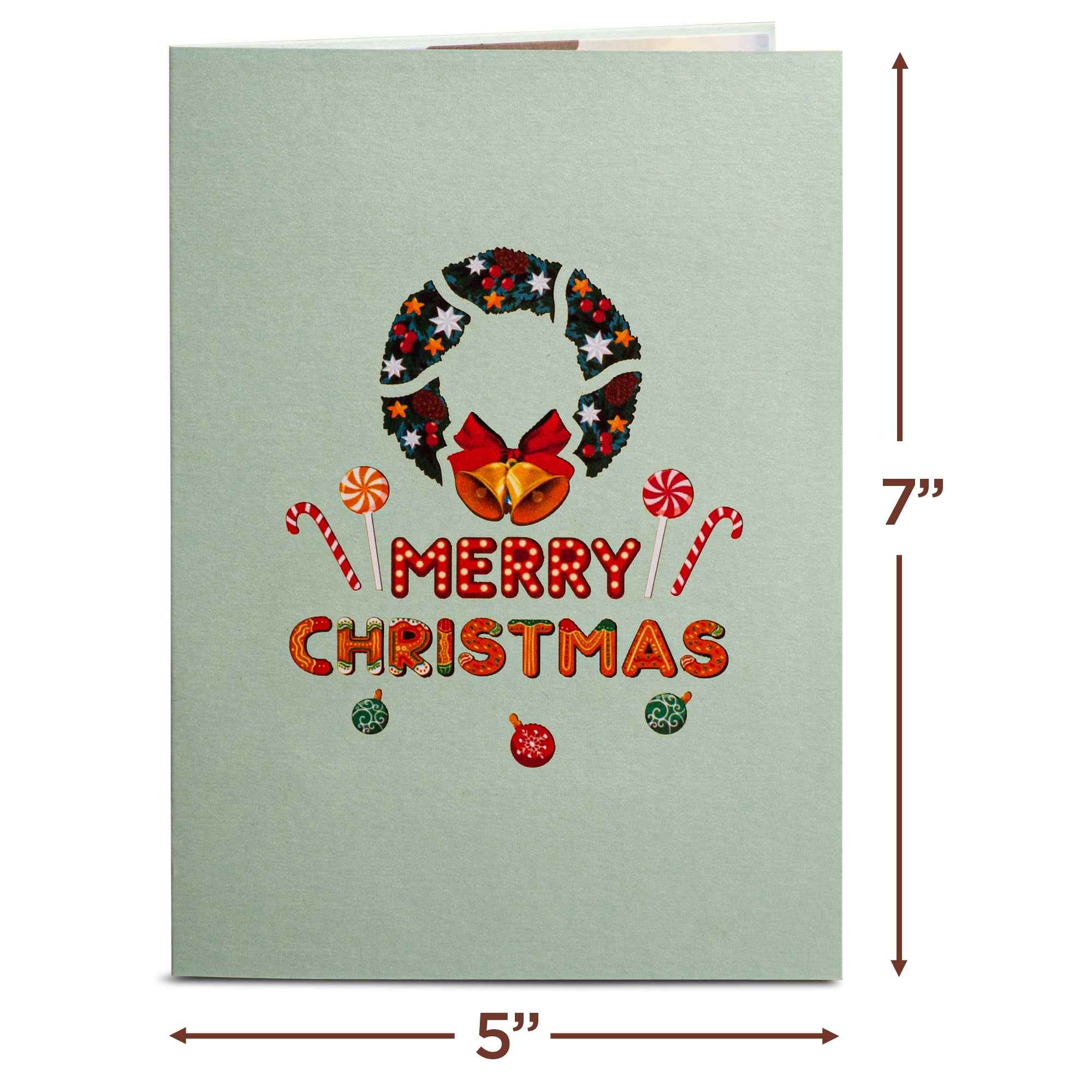 Decorated House Pop Up Christmas Card - Image 2