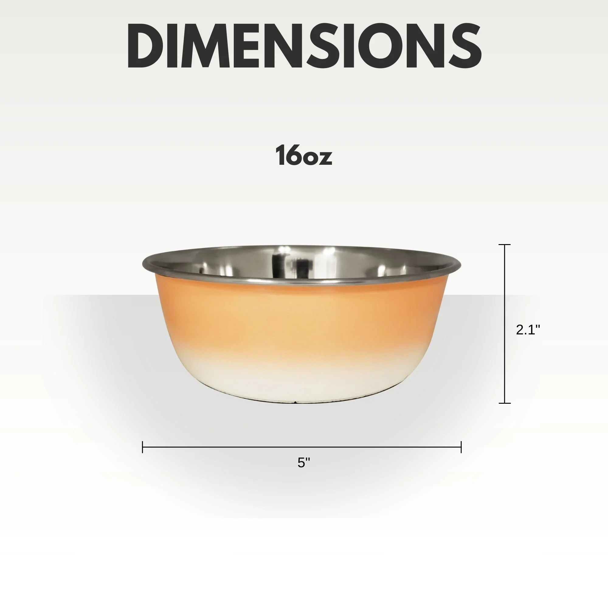 Deep Dog Bowl – Stainless Steel Bowl, Ideal for Small, Medium & Large Dogs – Peach Coral - Image 3